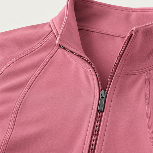 Morning Mile women's zip-up running top, view 2