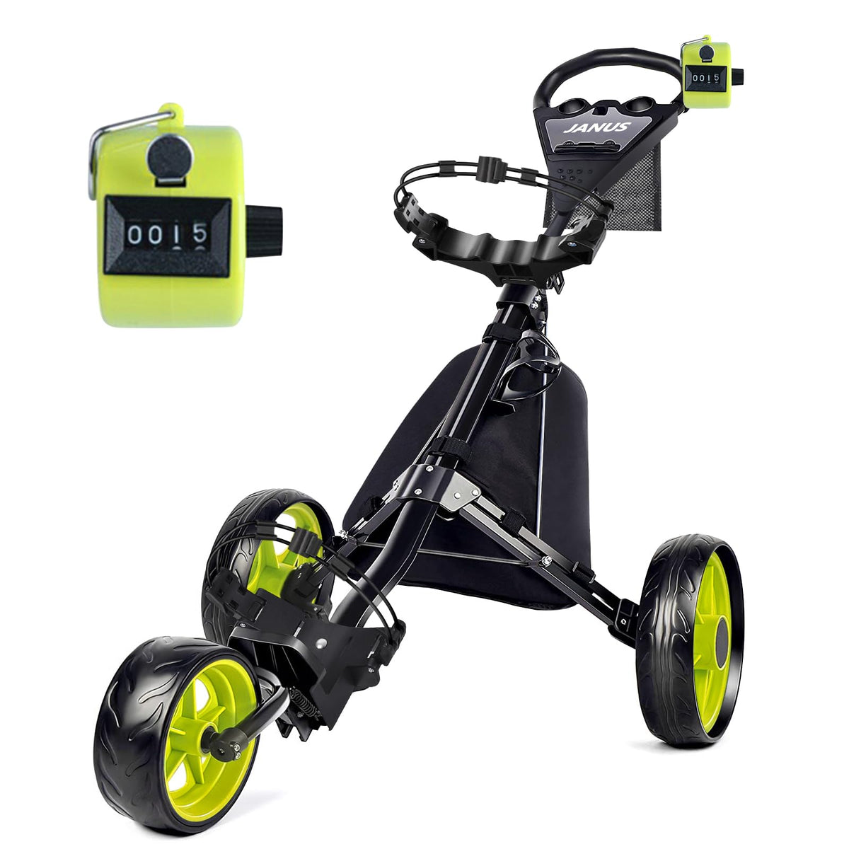 Fairway Glide 3-wheel golf push cart