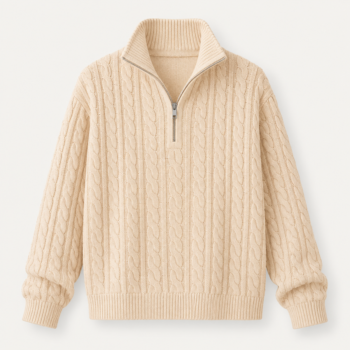 Clubhouse men's zip knit sweater