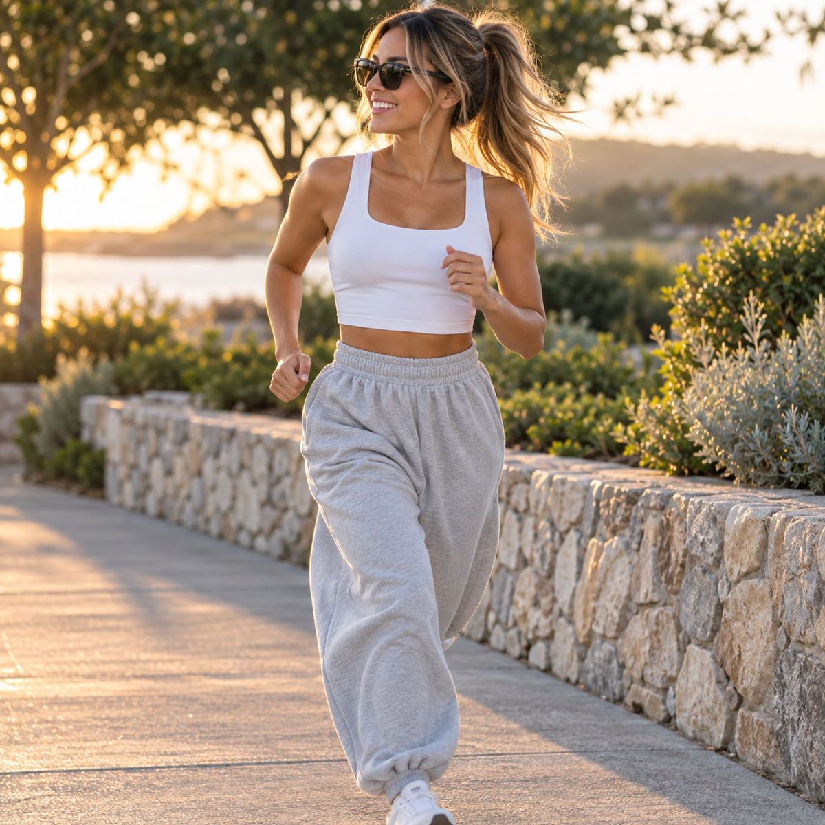 Rest Day Wide-Leg Sweatpants for Her