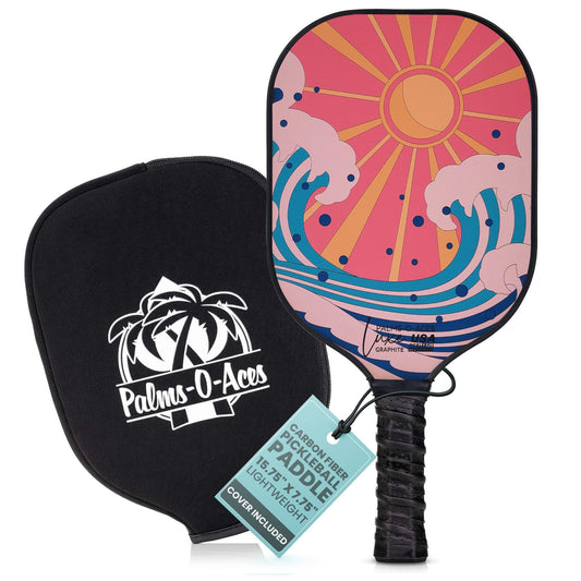 AceMaster Pro carbon fiber pickleball paddle, view 2