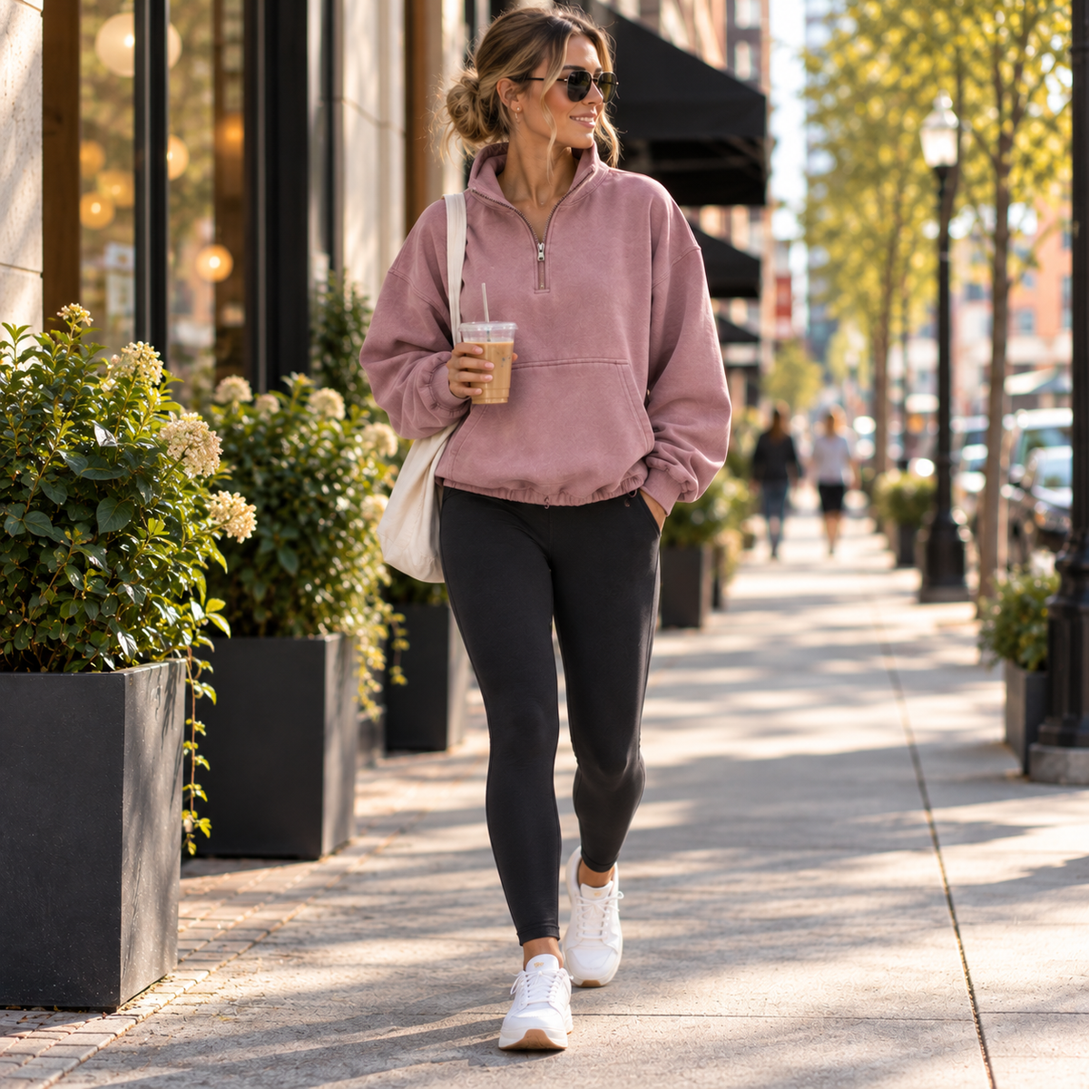 Tee Box Sherpa Half-Zip for Her