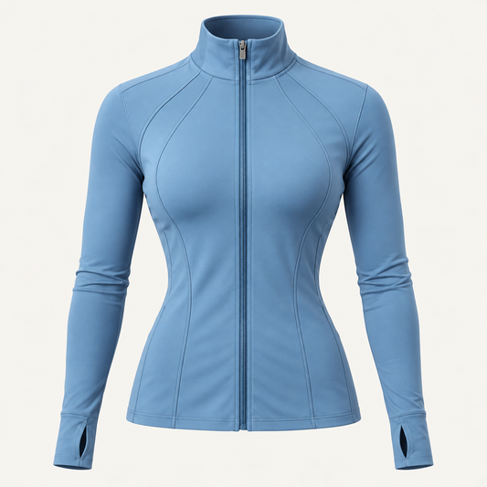 Morning Mile women's zip-up running top