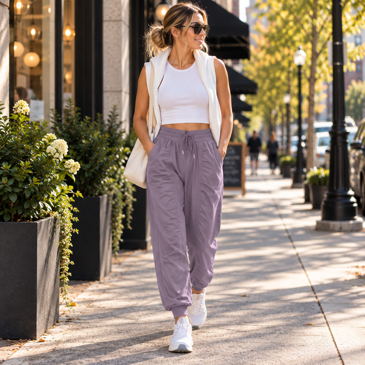 Studio Ruched Joggers for Her