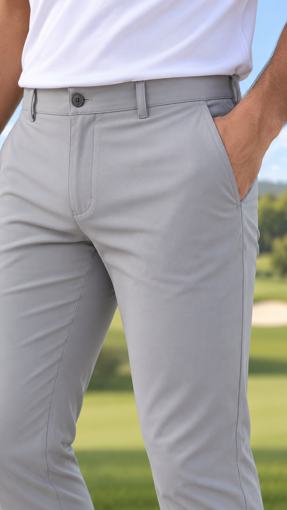 TourFlex men's cropped golf pants, view 3