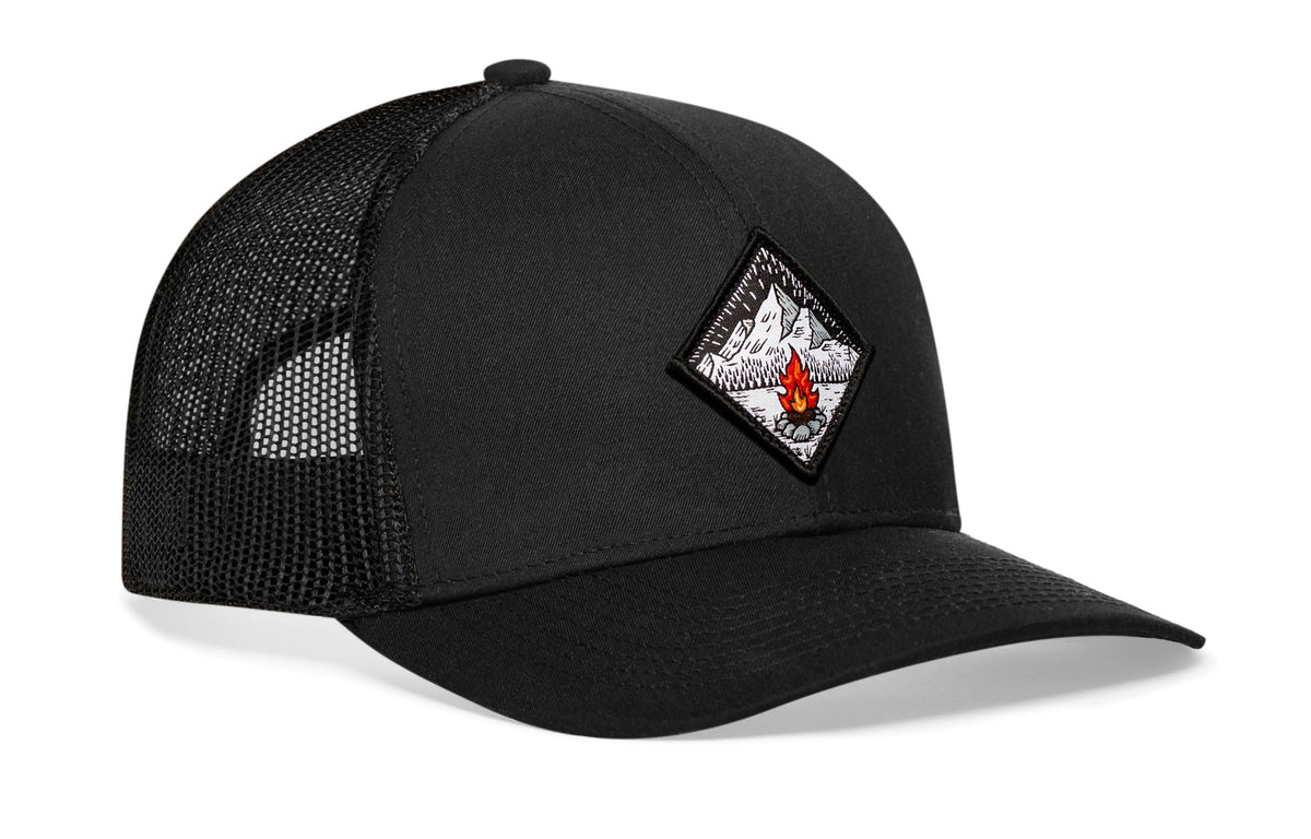 Diamond Campfire mesh trucker cap