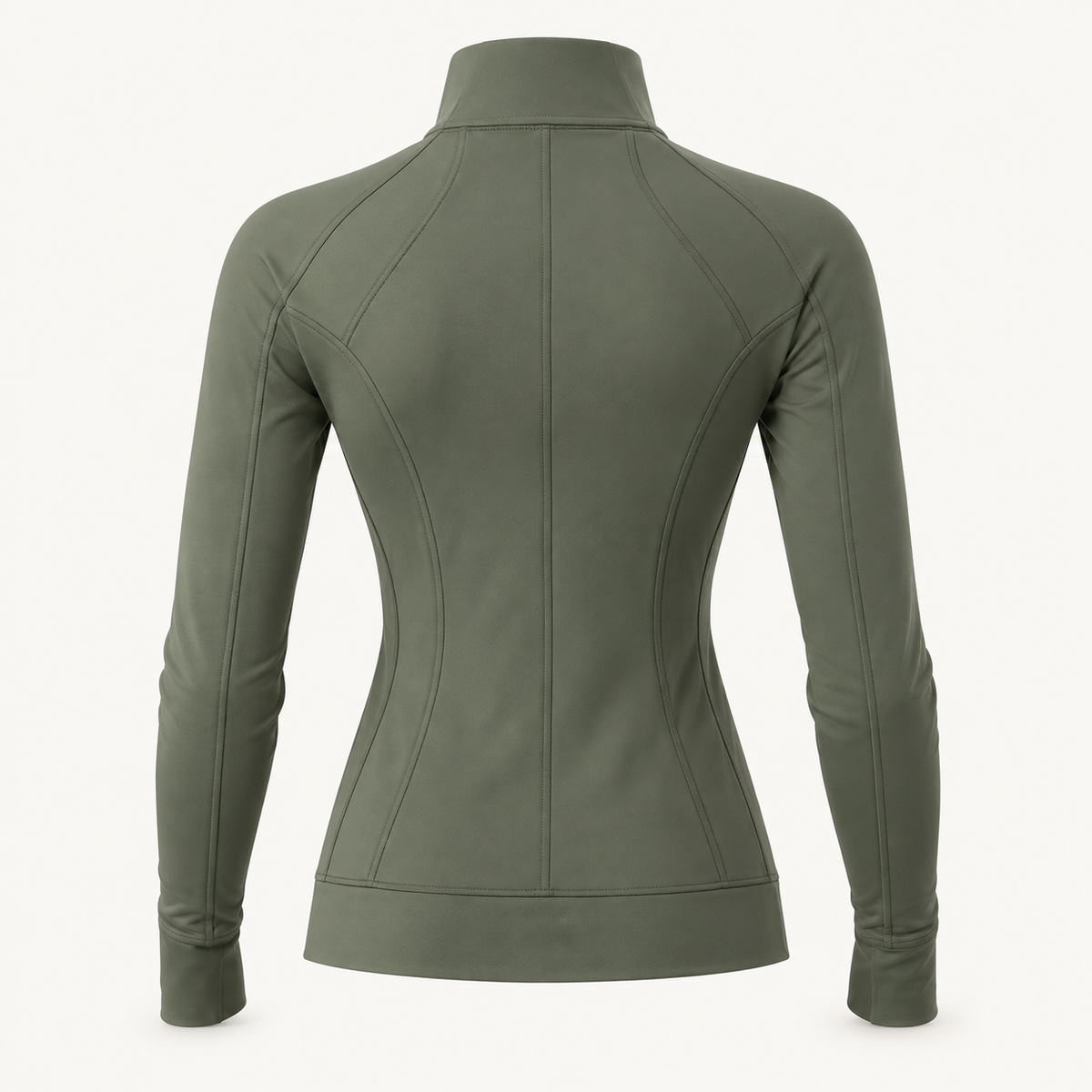 Morning Mile women's zip-up running top, view 4