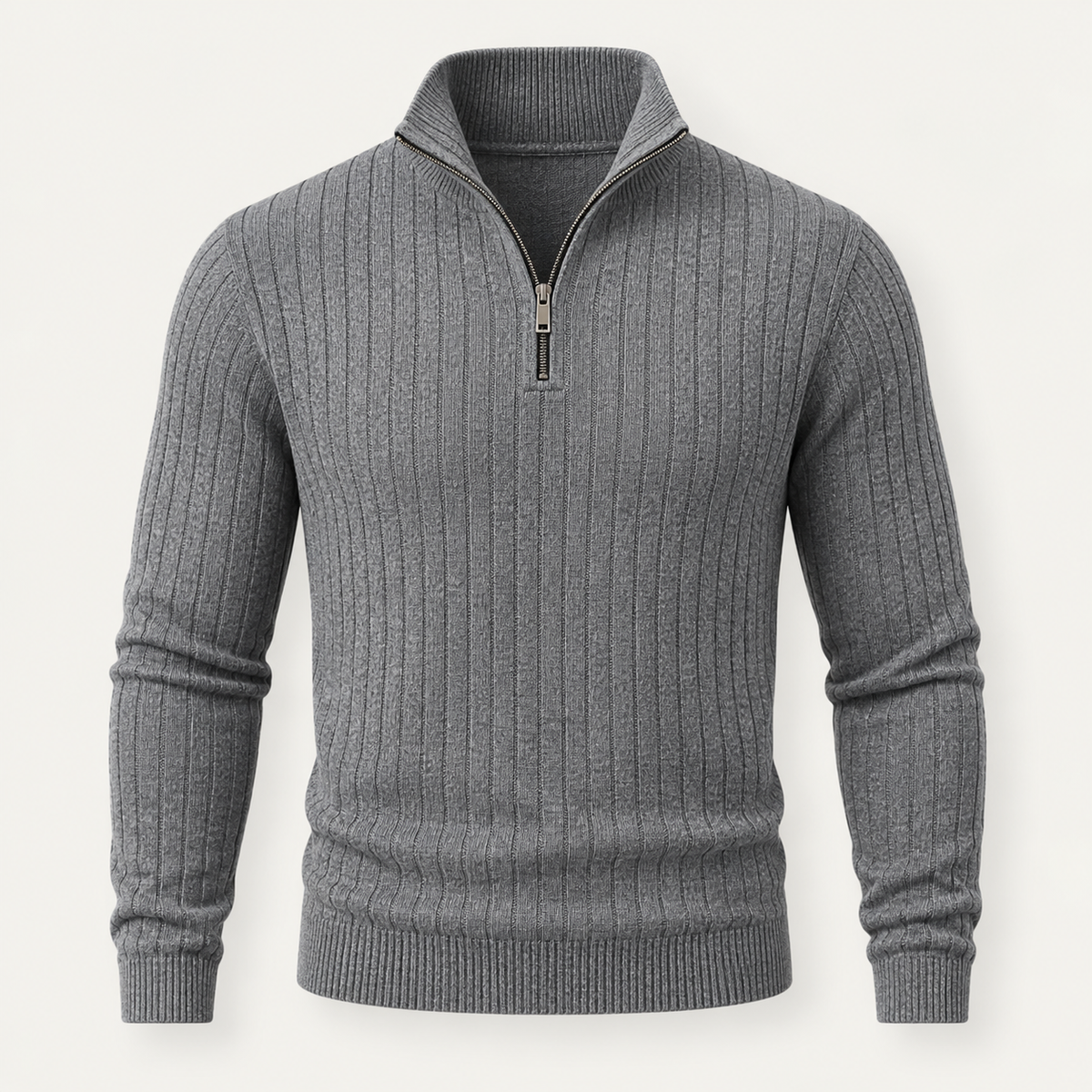 Fairway men's mock-neck zip sweater