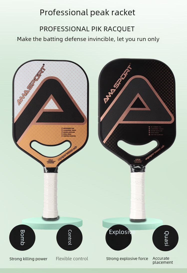 AMA 3K Carbon Fiber High-End Pickleball Paddle