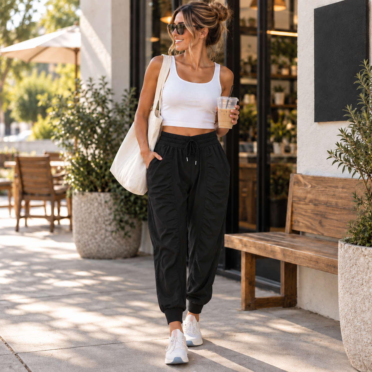Studio Ruched Joggers for Her