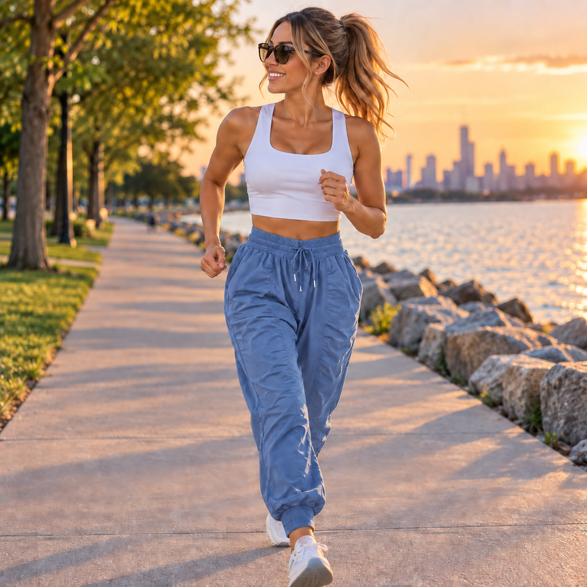 Studio Ruched Joggers for Her